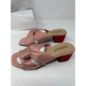 Sundance NEW Tranquil Shades Made in Italy Rosa Heel Mules size 38 (US 7)